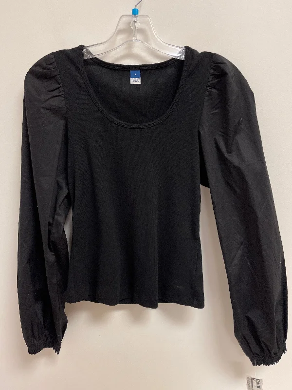 Black Top Long Sleeve Old Navy, Size S