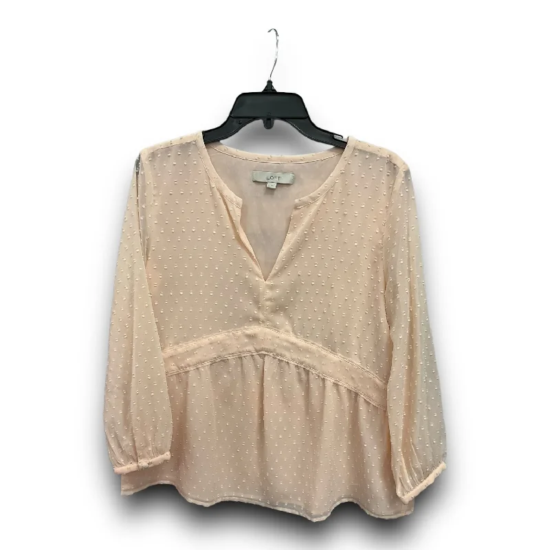 Blouse Long Sleeve By Loft  Size: S