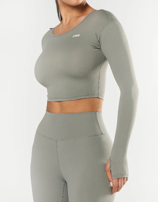 Scoop Long Sleeve NANDEX ™ - Sage