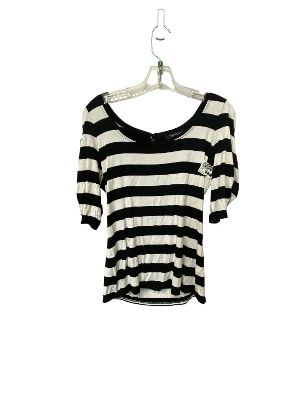 Striped Pattern Top 3/4 Sleeve White House Black Market, Size M