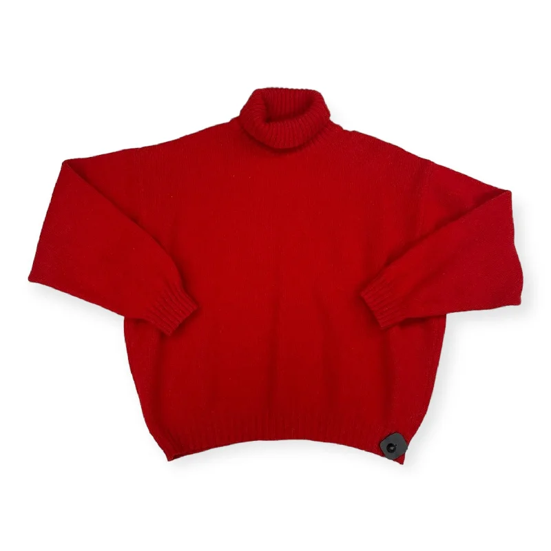 Sweater By Benetton In Red, Size: L