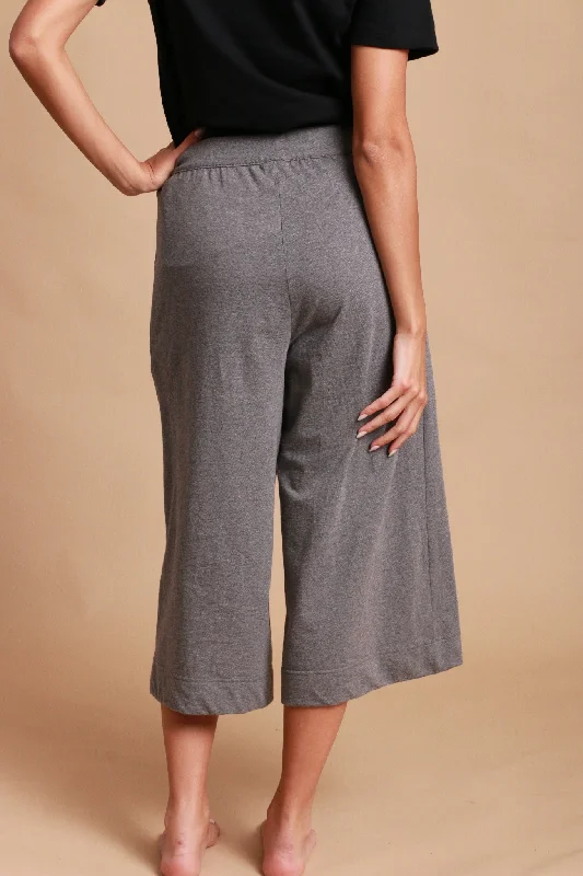 Women's Cropped Wide Leg Pants