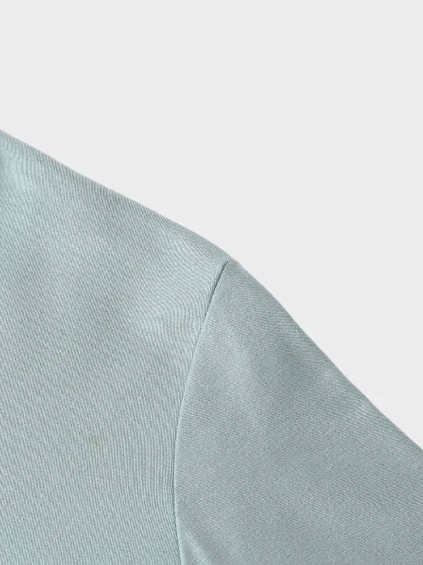 Wrap Tie Tee-Sage