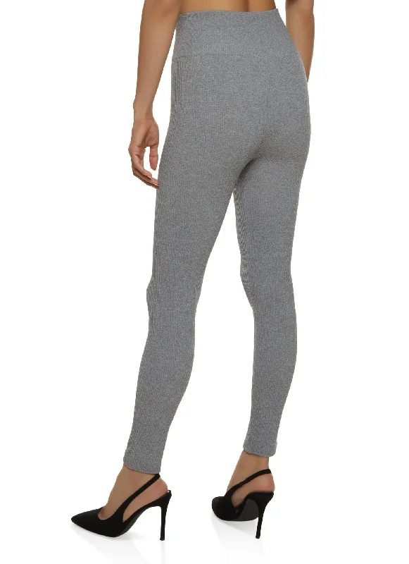 Seamless Brushed Knit Leggings