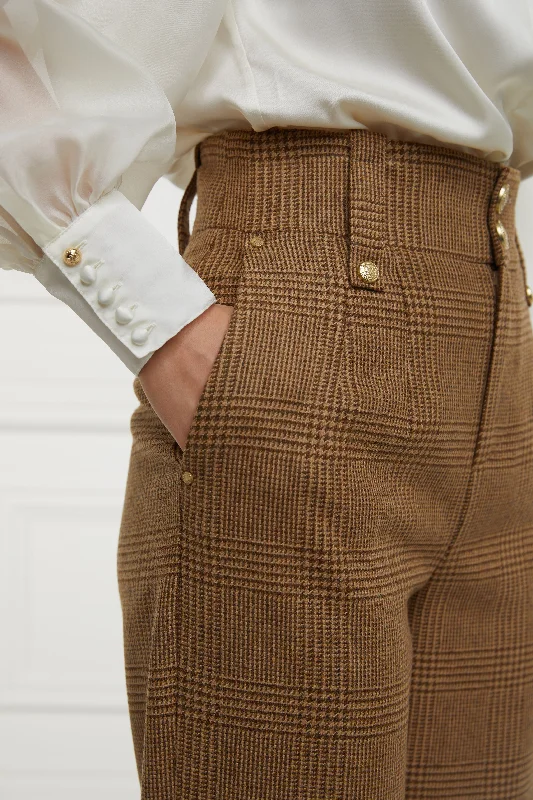 High Waisted Straight Trouser (Tawny)