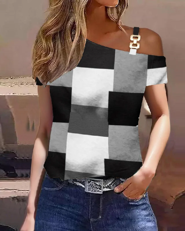 Black and White Plaid / XL