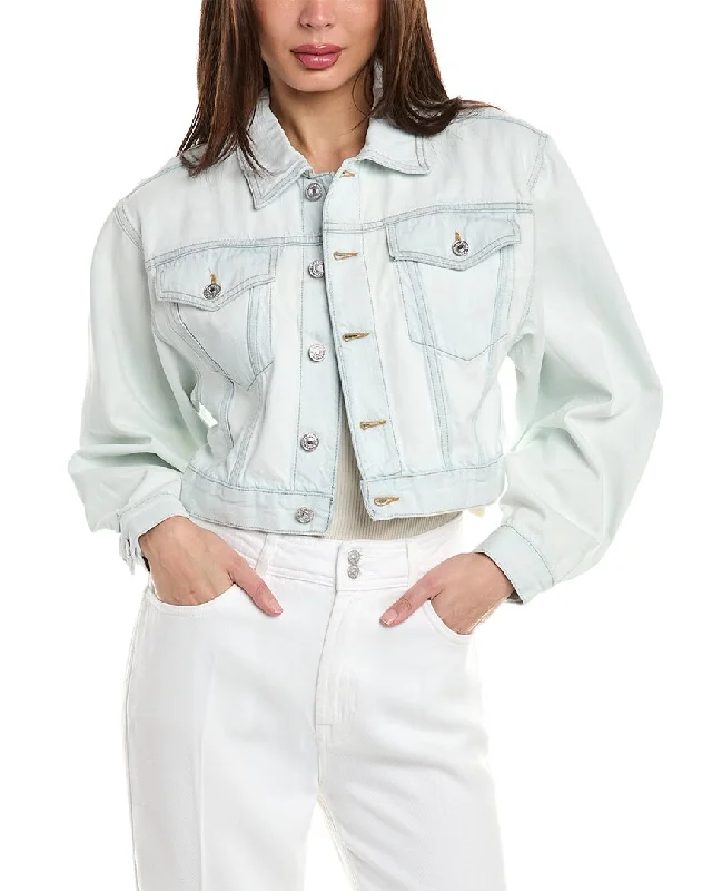 7 For All Mankind Crop Trucker Jacket