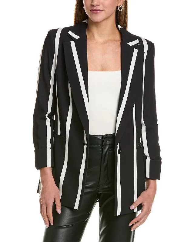 alice + olivia Justin Rolled Cuff Blazer