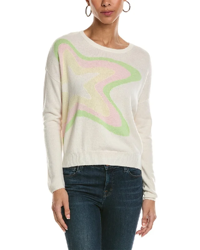 Brodie Cashmere Star Intarsia Cashmere Sweater