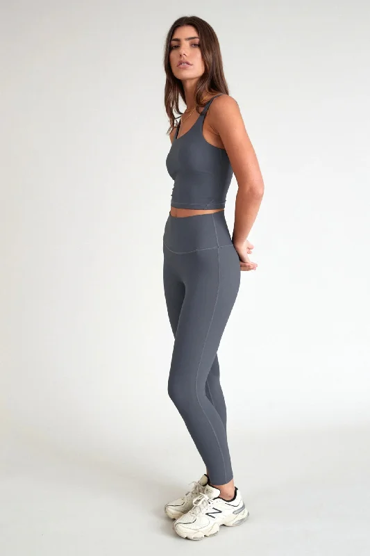 Eco Rib 7/8 Leggings (Steel)