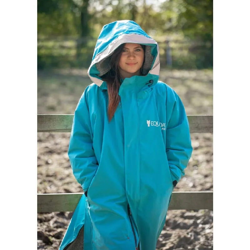 Equicoat Pro Adult Long Coat Teal