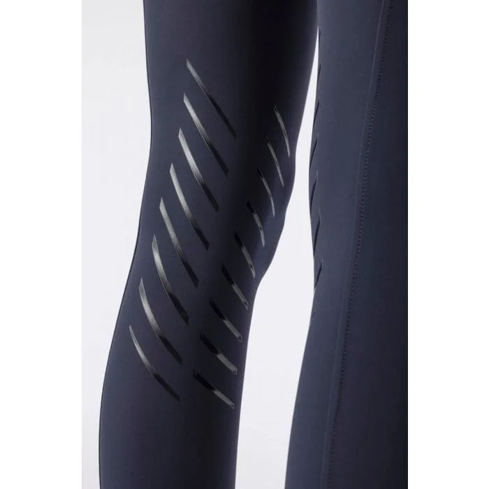 Equiline Ladies Knee Grip Tights Carbek Navy