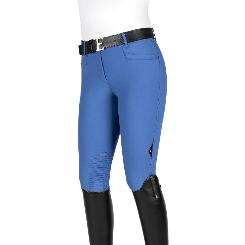 Equiline Ladies Knee Patch Breeches Boston Royal Blue