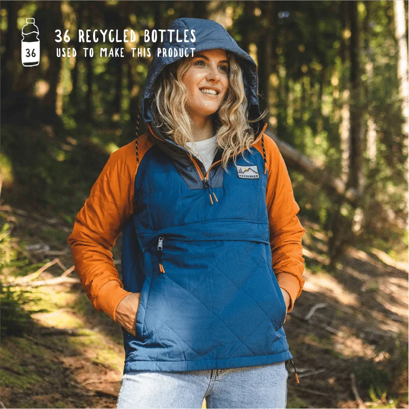 Ocean Recycled Insulated 1/2 Zip Jacket - Ensign Blue