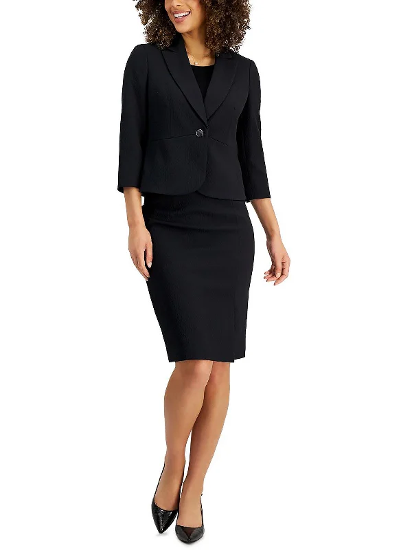 Petites Womens 2PC Professional Skirt Suit