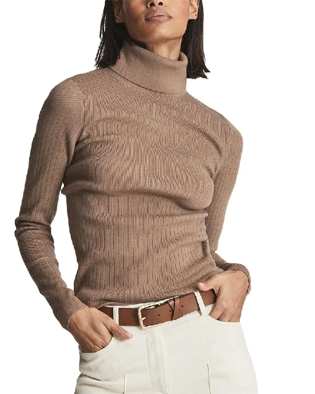 Reiss Nicola Merino Stretch Wool-Blend Sweater