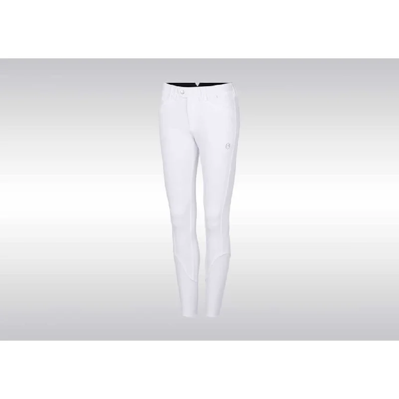 Samshield Ladies Knee Patch Grip Breeches Mathilde White