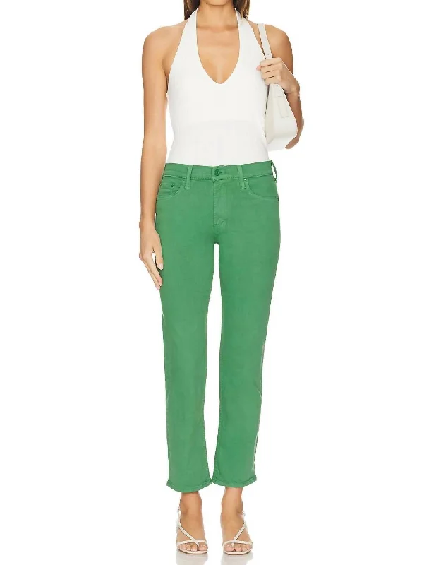 The Mid Rise Rider Ankle Jean In Leprechaun