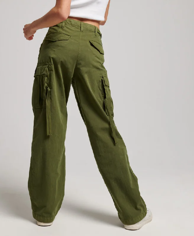 Vintage Low Rise Cargo Pants | Soft Moss Green