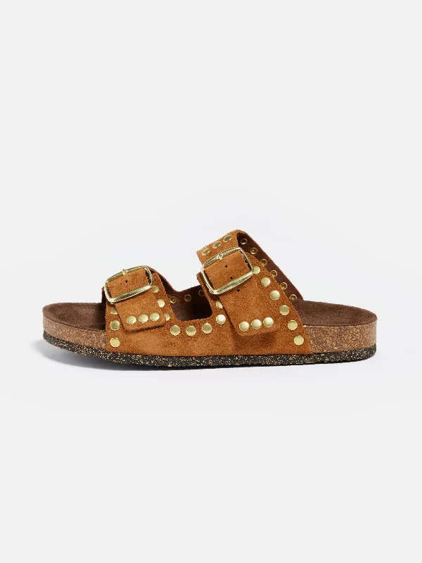 BOSABO | DAIM NOISETTE SANDALS