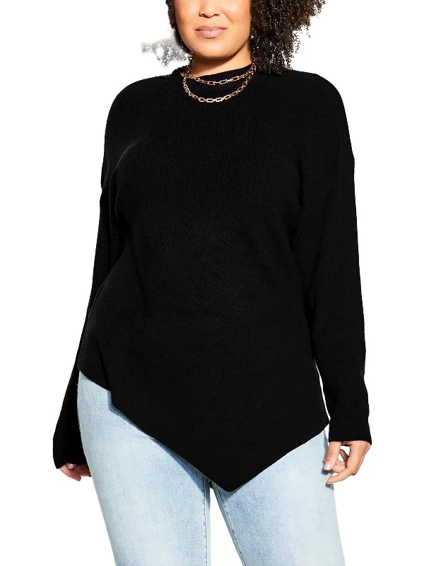 Womens Ribbed Winter Pullover Sweater