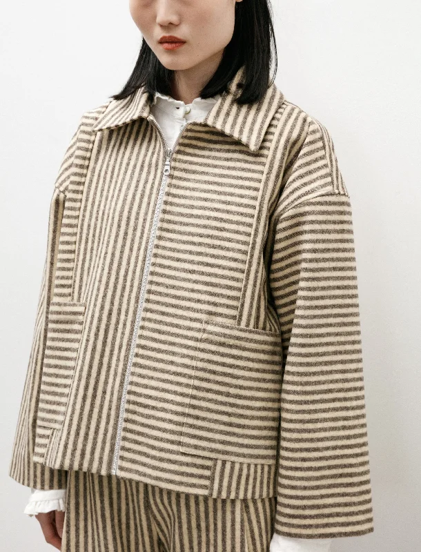 Portugese Striped Wool Anja Jacket