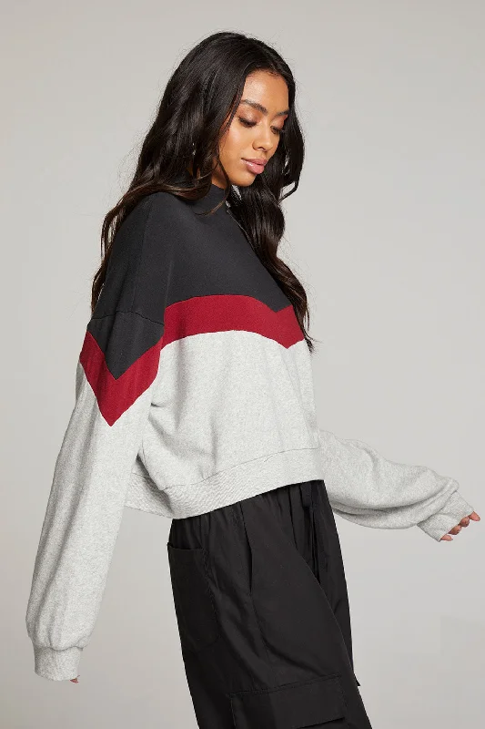 Liz Fire Color Block Pullover