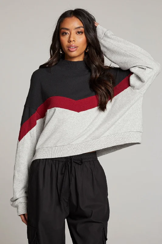 Liz Fire Color Block Pullover