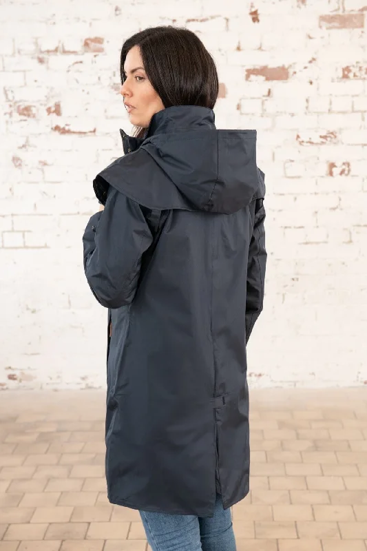 Outrider Waterproof Raincoat in Navy