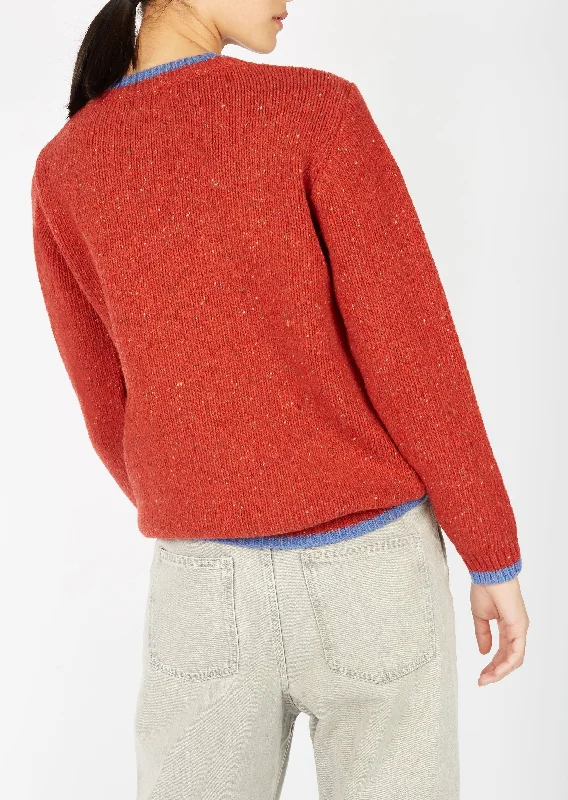 Slaney Crew Neck Sweater | Chilli