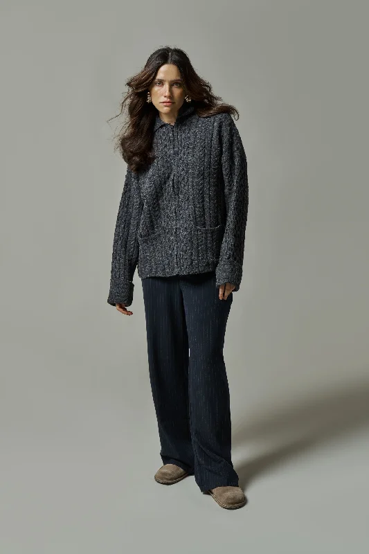 Barn Boxy Zip Knit Jacket