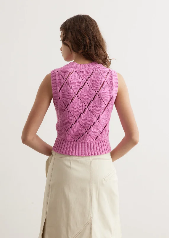 Cotton Rope Short Vest