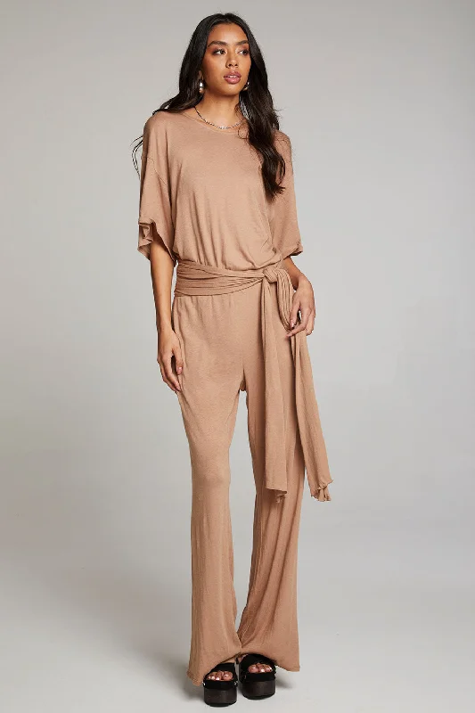 Heather Warm Taupe Jumpsuit