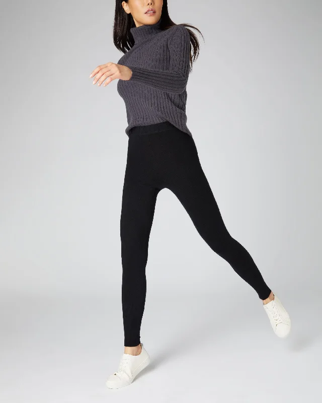 Women's Thea Cashmere Leggings Black