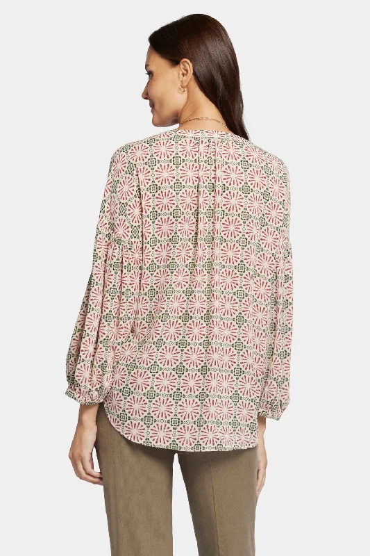 Paulina Peasant Blouse - Georgios Geo