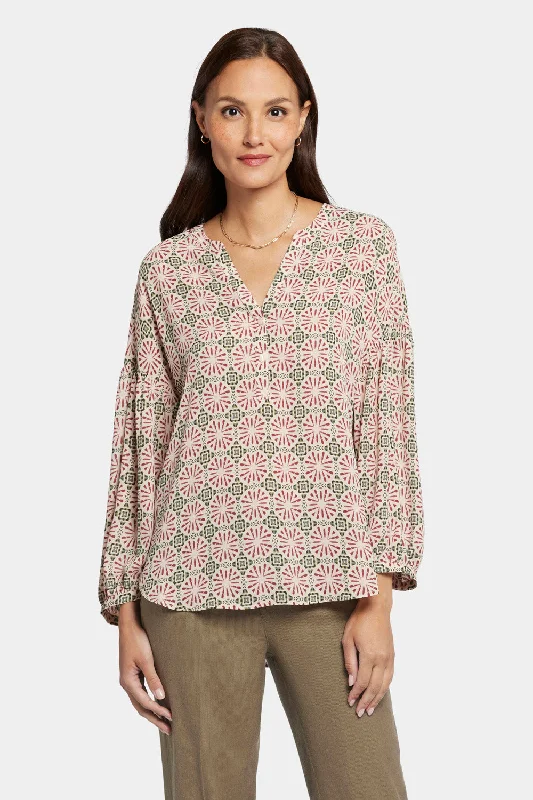 Paulina Peasant Blouse - Georgios Geo