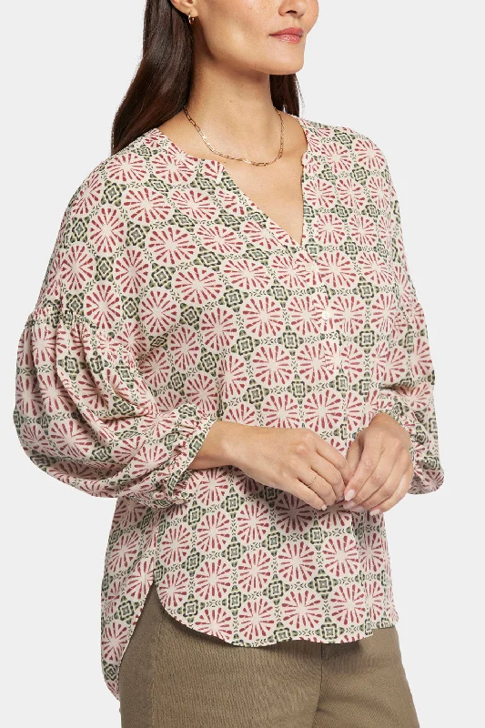 Paulina Peasant Blouse - Georgios Geo