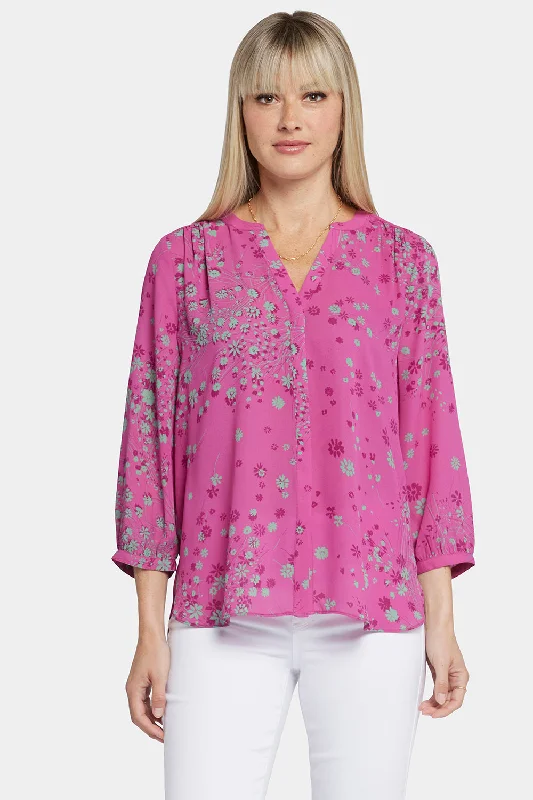 Pintuck Blouse - Salome