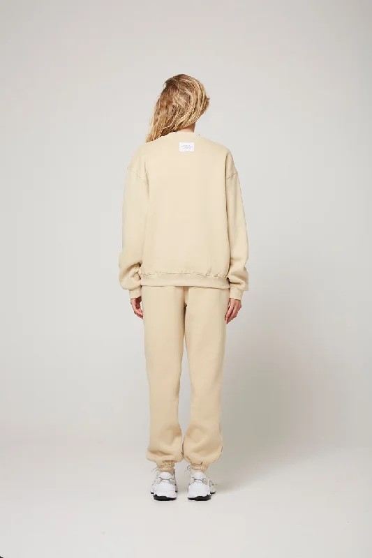 Rozalia Russian x Atoir WOMENS THE CREW NECK SWEATER - OATMEAL