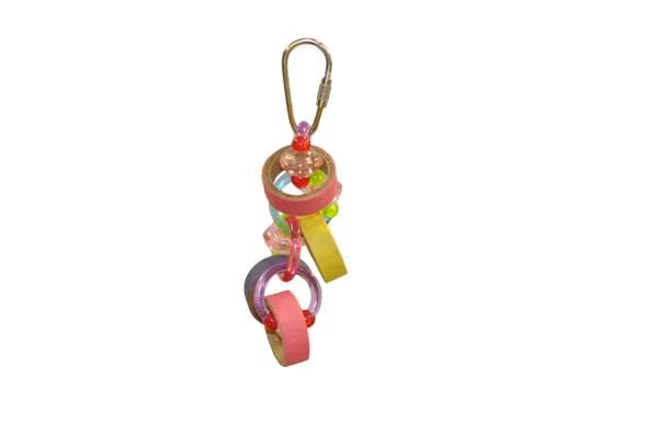 A & E Happy Beaks Parakeet Rings Bird Cage Accessory