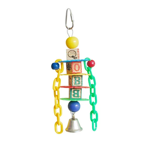 A & E Happy Beaks Petite Learning Blocks Bird Cage Accessory