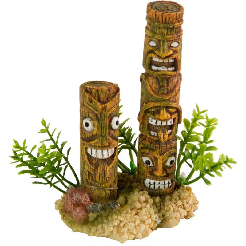 Aqua-Fit Tiki Column Ornament Collection