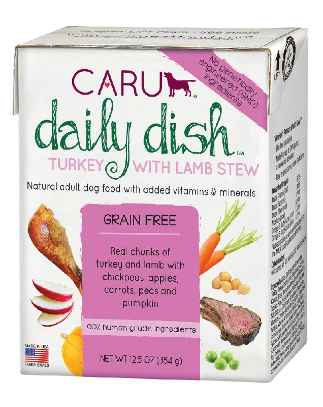 Caru Daily Dish Turkey With Lamb Stew For Dogs