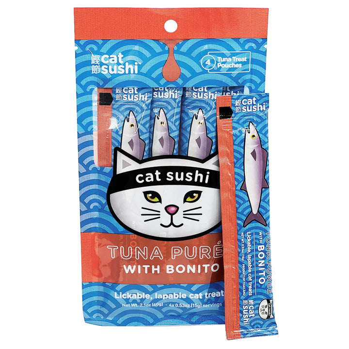 Cat Sushi Tuna Puree with Bonito 4 pk