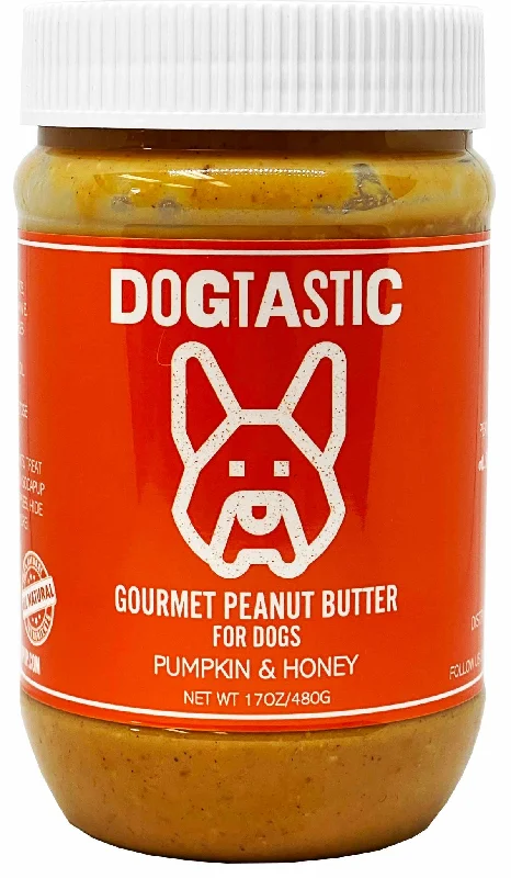 Dogtastic Gourmet Peanut Butter for Dogs - Pumpkin & Honey Flavor