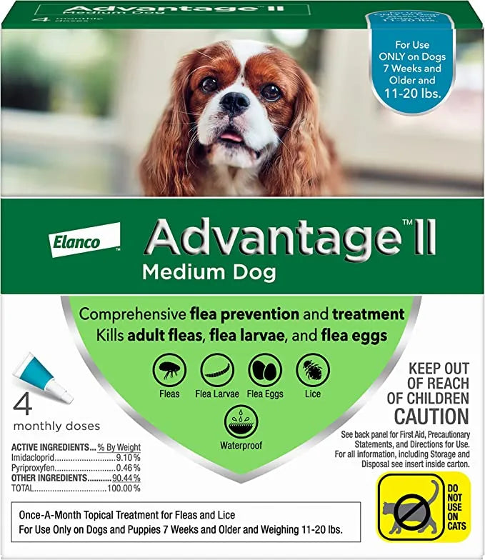 Elanco Advantage 2 Medium Dog (11 - 20 lbs)