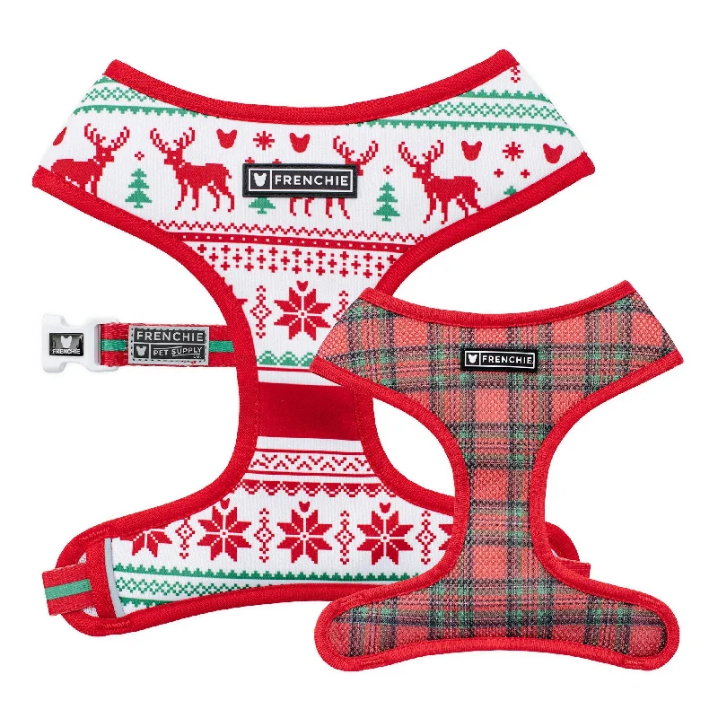 Frenchie Duo Reversible Harness - 'Tis The Season