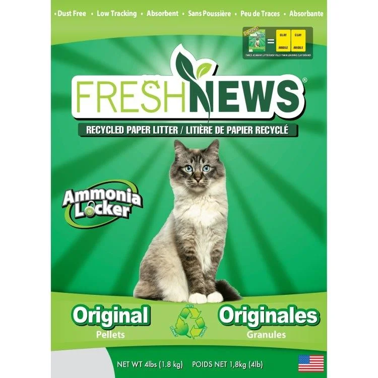 Fresh News Recycled Paper Cat Litter