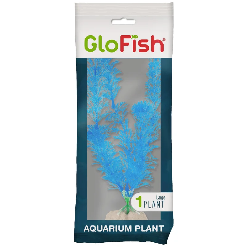 GloFish Plant Large Blue Tank Accessory