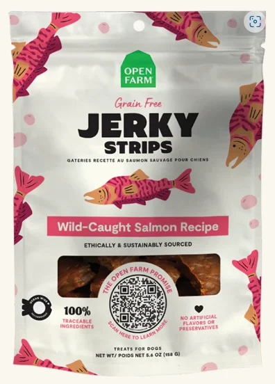 Grain-Free Wild-Caught Salmon Jerky Strips